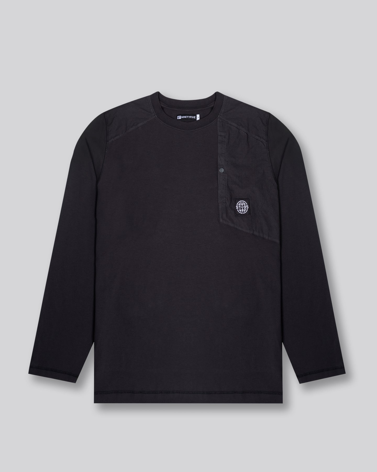 L/S Pocket Tee - Black ST95