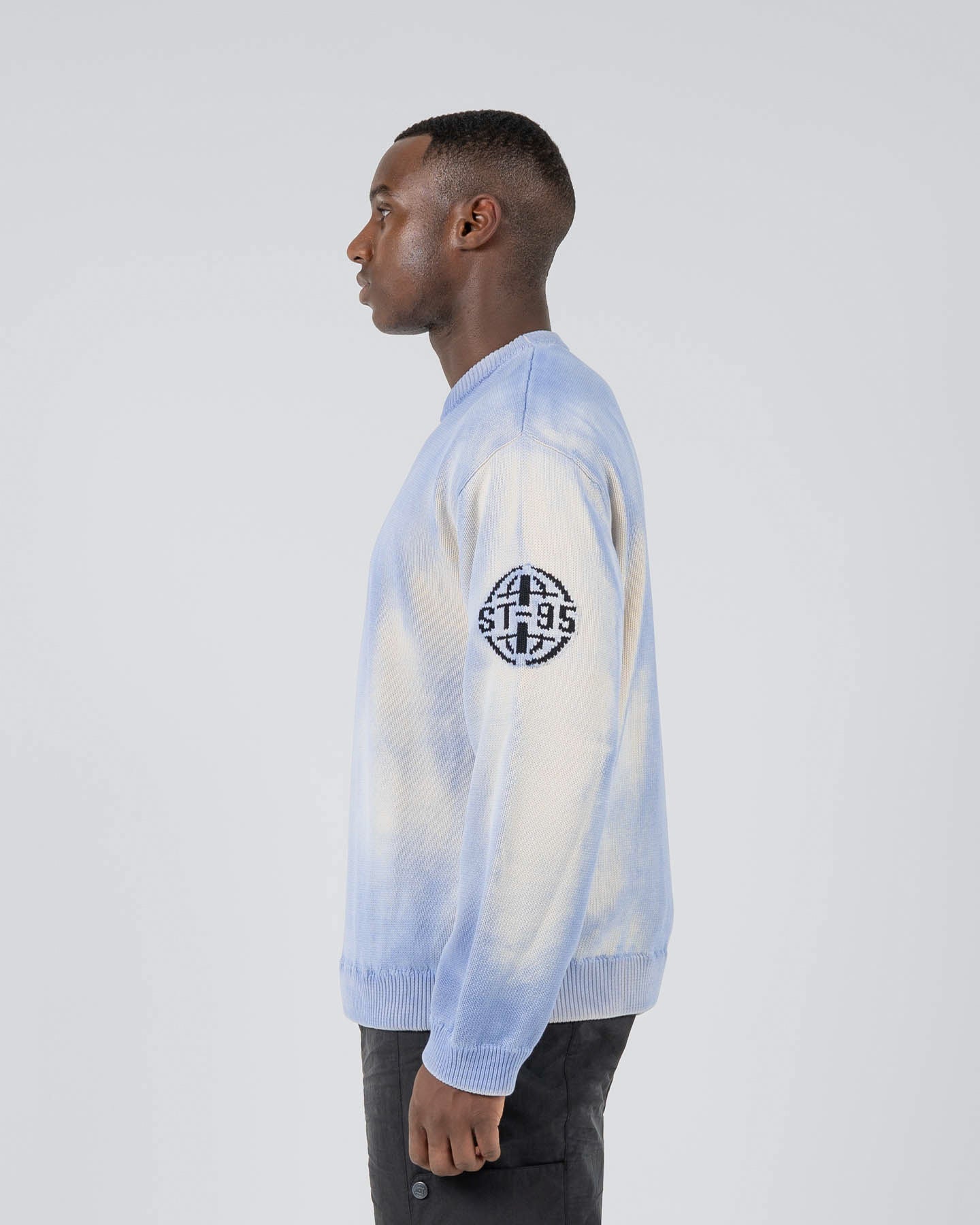 ST95 Adige Crew Knit Sweater Thermo Blue ST95