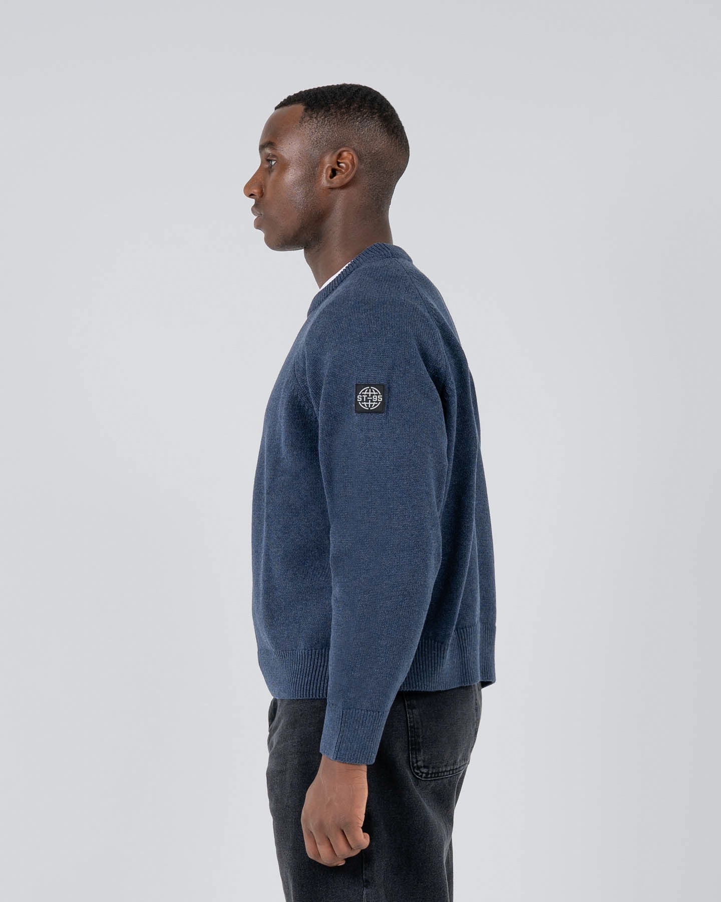 ST95 Bolsena Knit Sweater Navy ST95