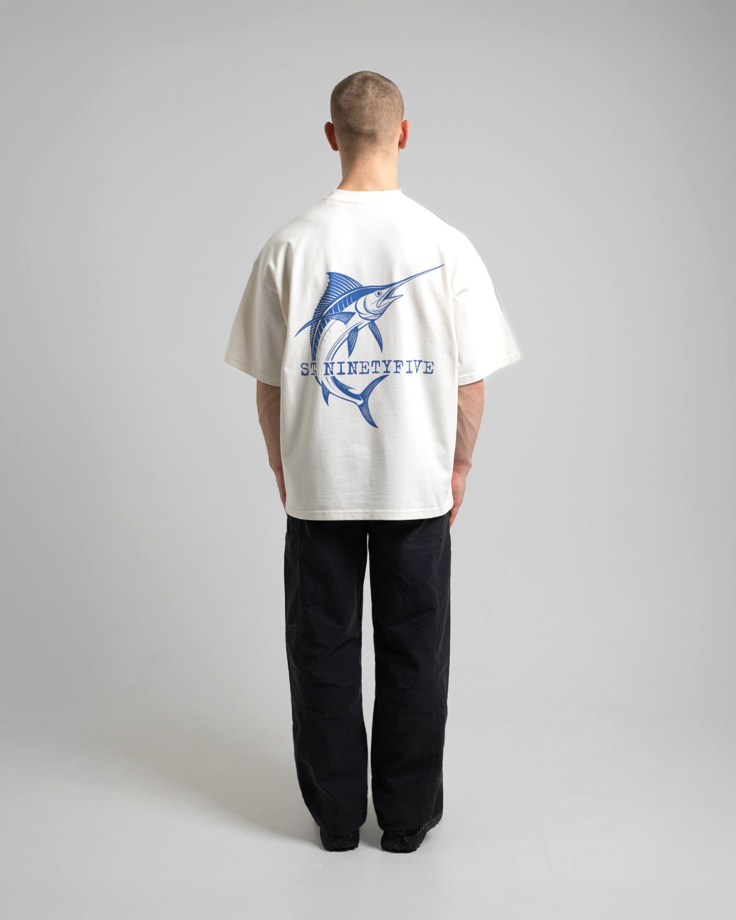 ST-95 x Anna Bergonzini Swordfish T-Shirt Off White ST95