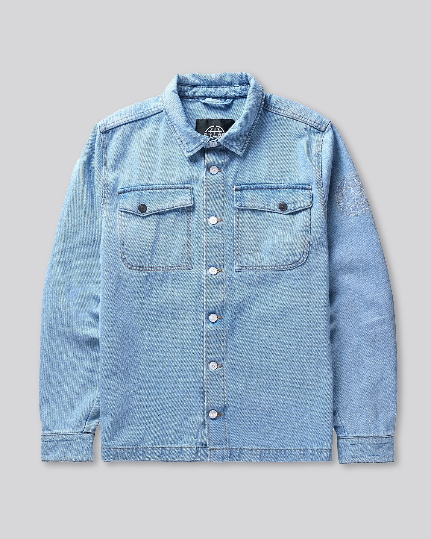 ST95 Misa Denim Shirt Washed Blue ST95