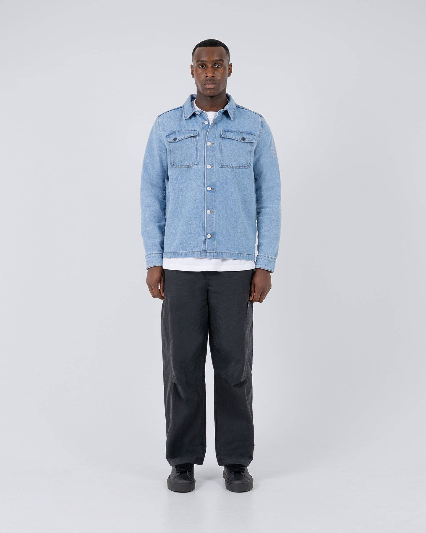Misa Denim Shirt Washed Blue