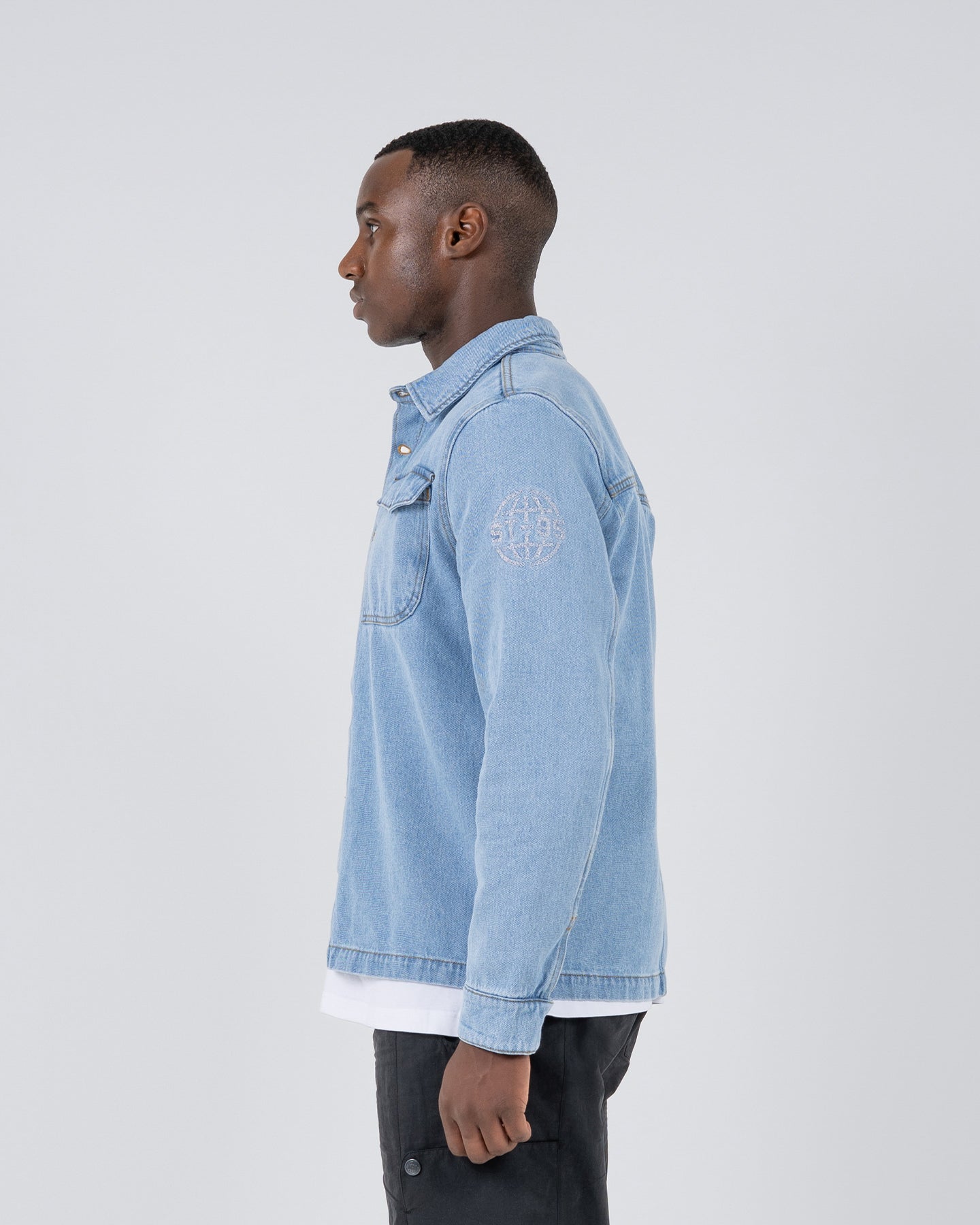 ST95 Misa Denim Shirt Washed Blue ST95