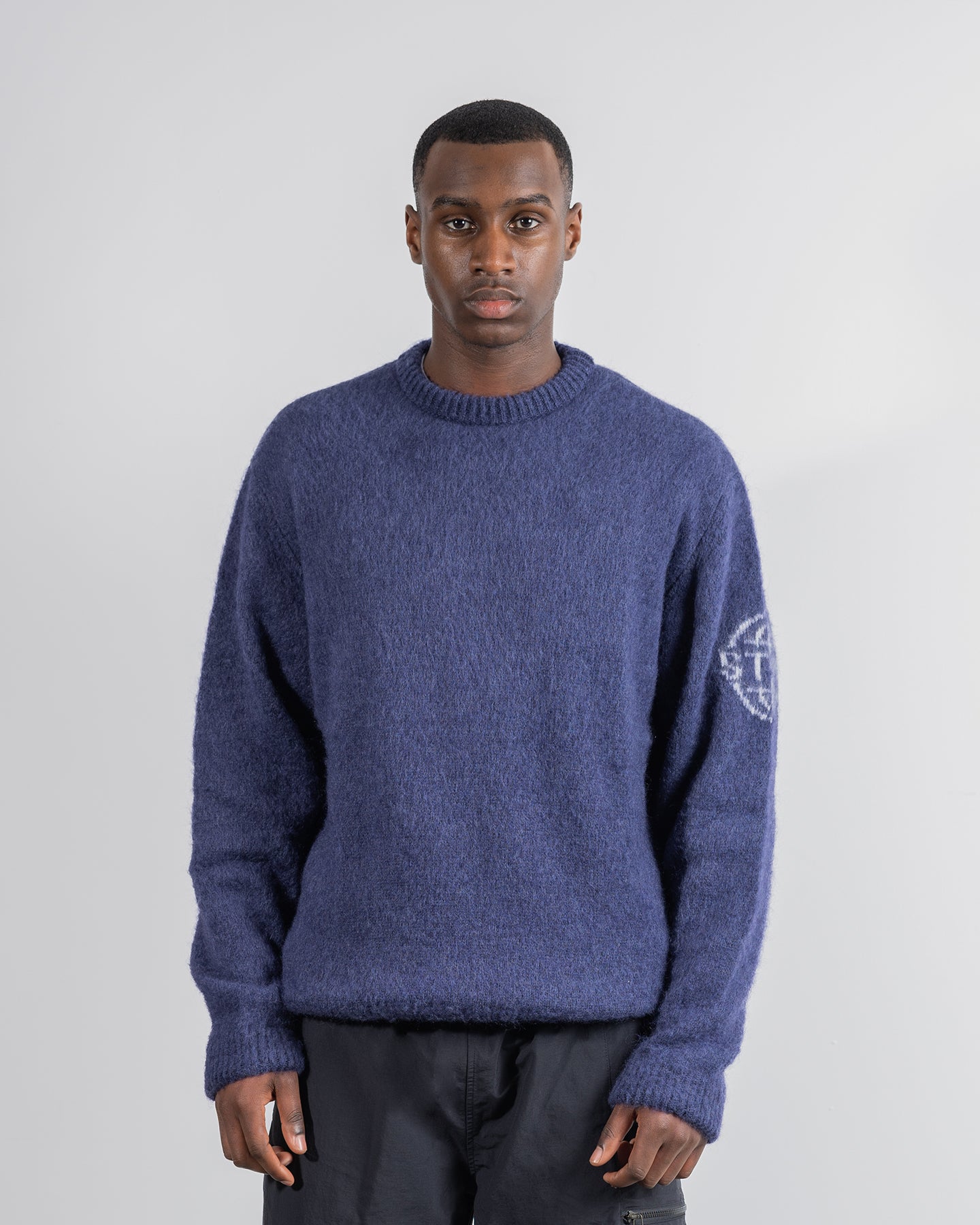 ST95 Solare Crew Knit Sweater Navy