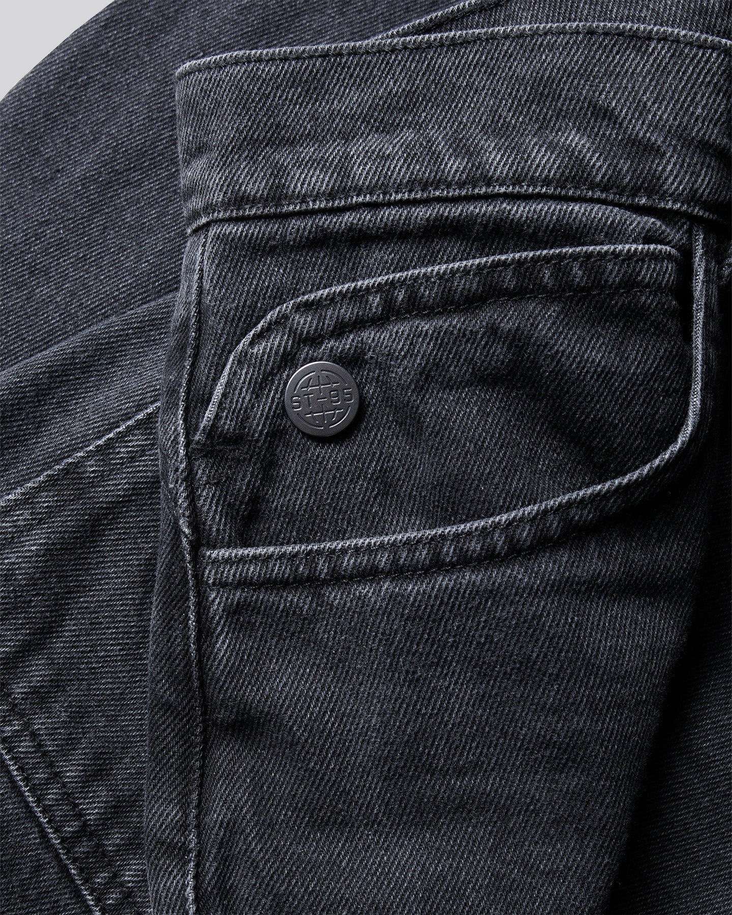 ST95 Volturno Baggy Jean Washed Black ST95