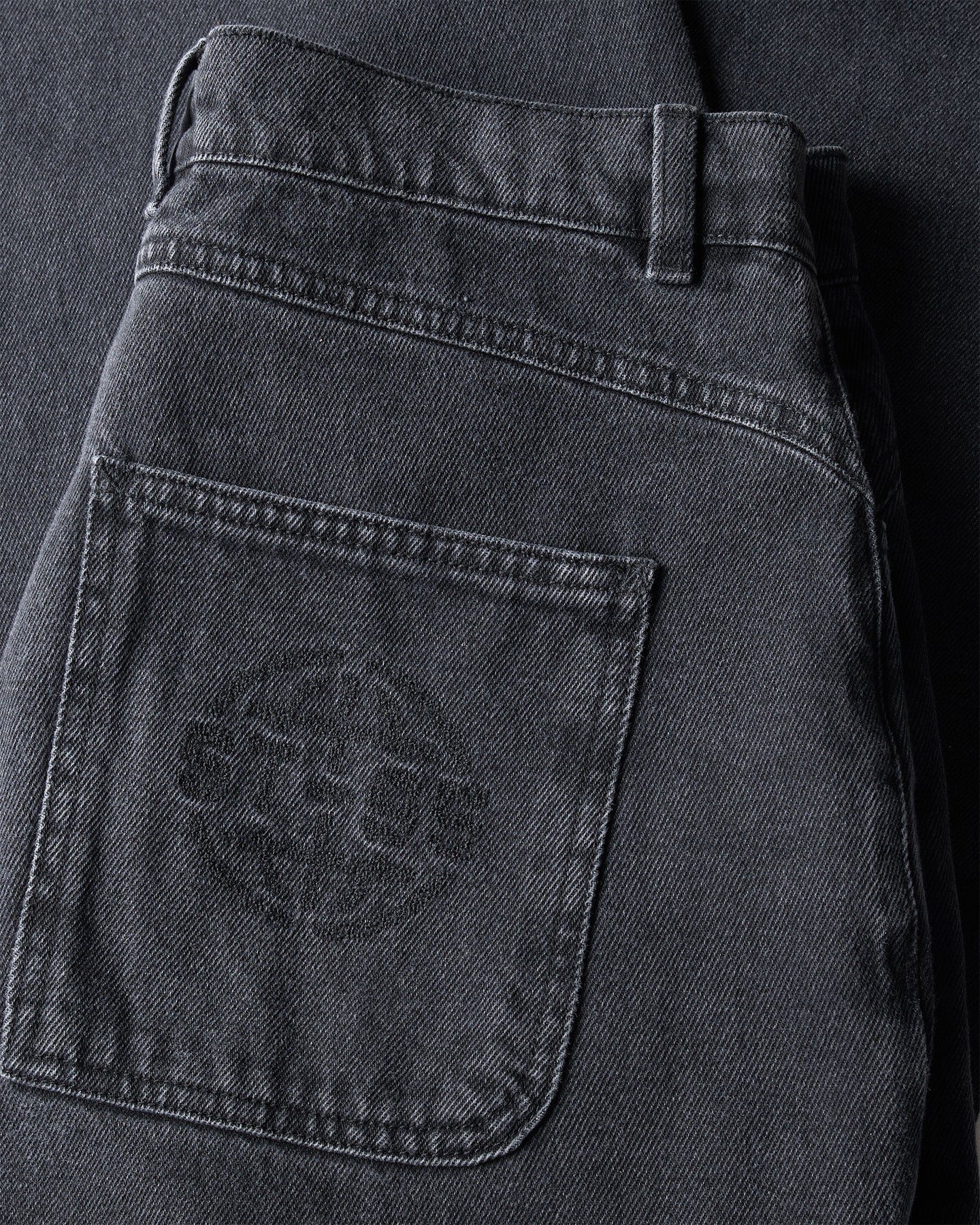 ST95 Volturno Baggy Jean Washed Black ST95