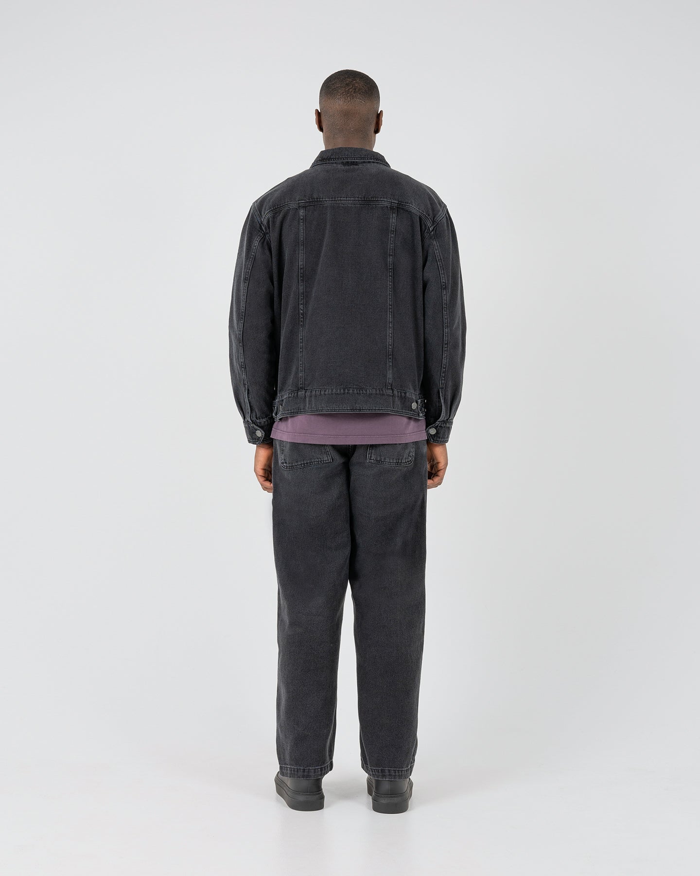 ST95 Ticino Denim Jacket Washed Black ST95