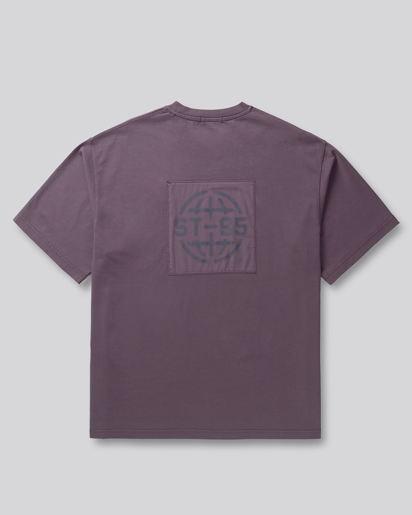 Urano Patch Oversized T-shirt Plum