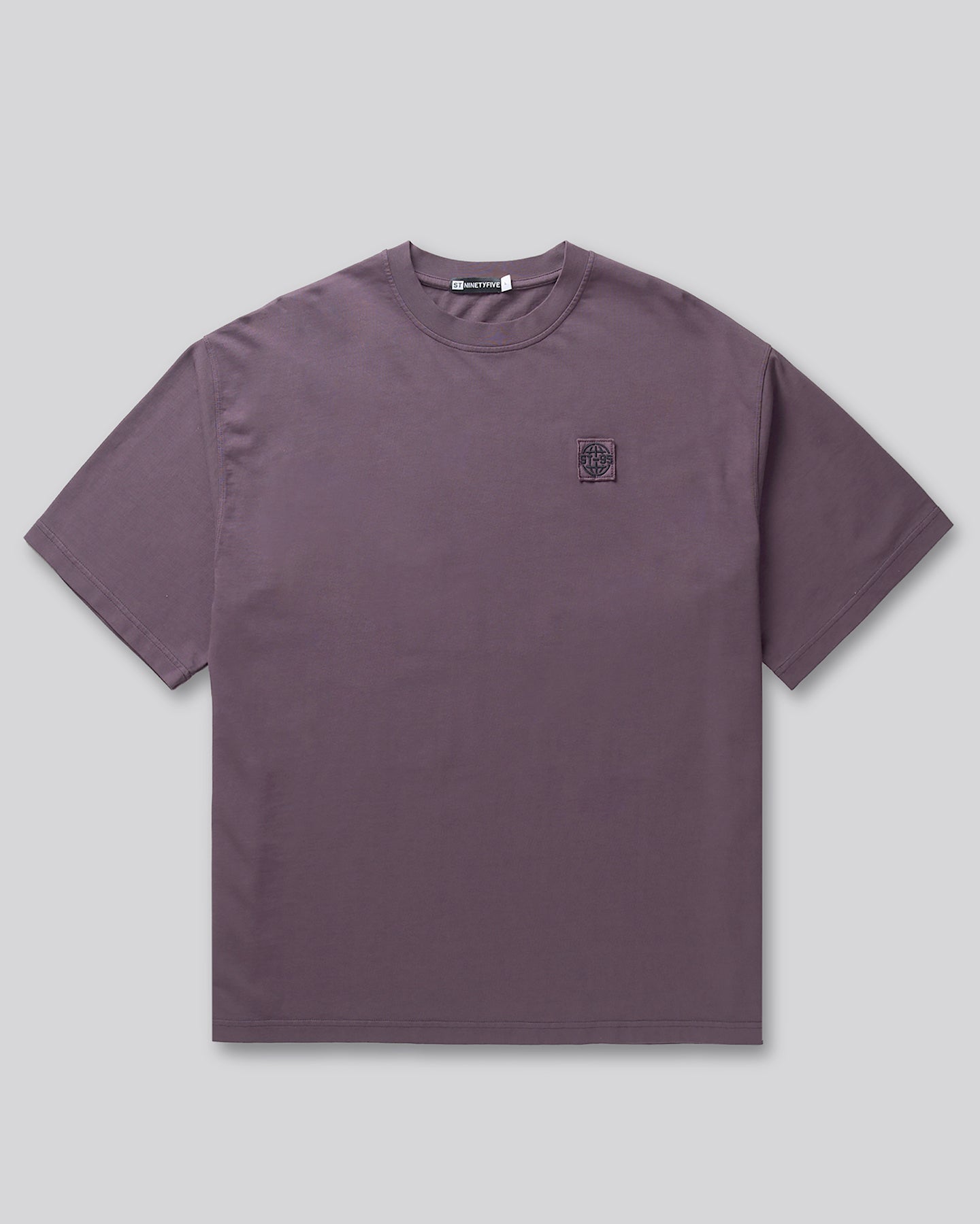 ST95 Urano Patch Oversized T-shirt Plum ST95