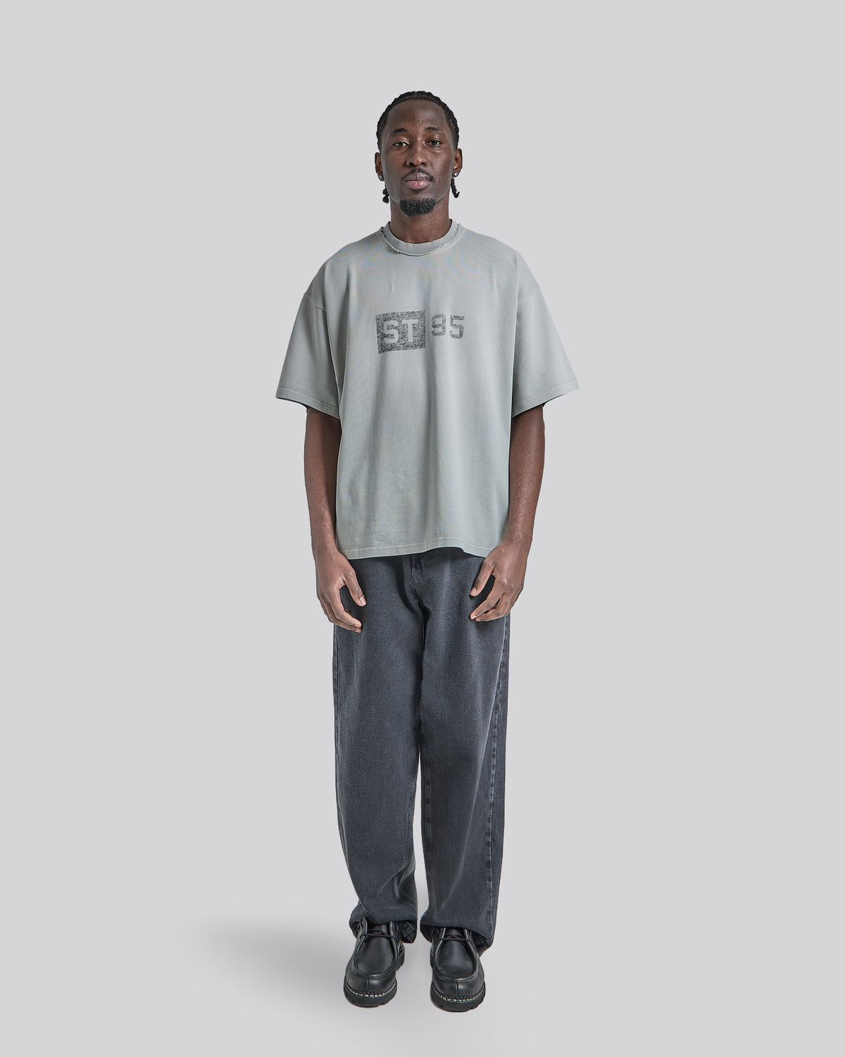 ST95 Veicolo Denim Baggy Jean Black Washed ST95