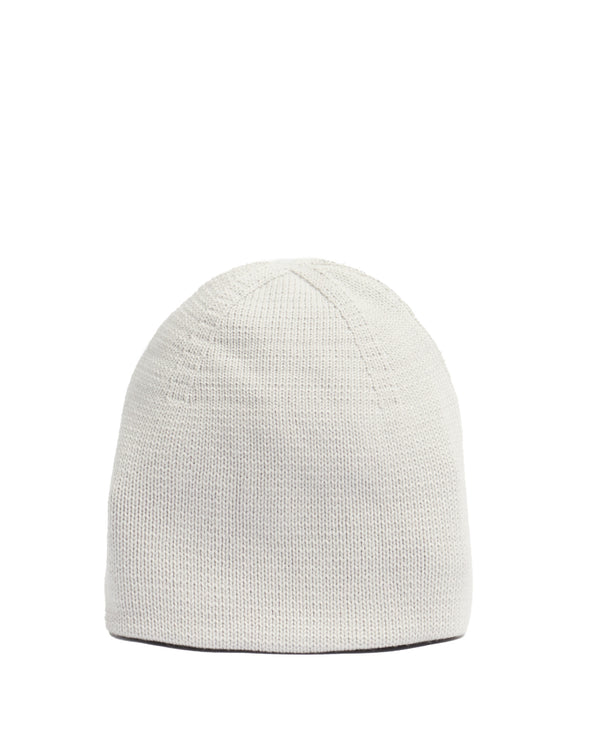 ST95 Embroidered Cotton Beanie Light Grey ST95